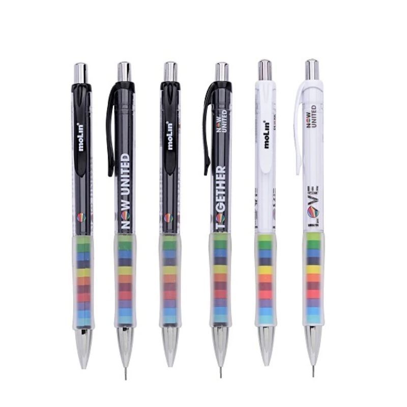 Lapiseira Now United Grip emborrachado Molin | Grafite 0.7mm | 1 unidade - 3 modelos