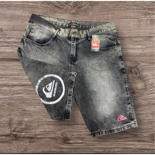 Bermuda Masculina Jeans shorts com Marca