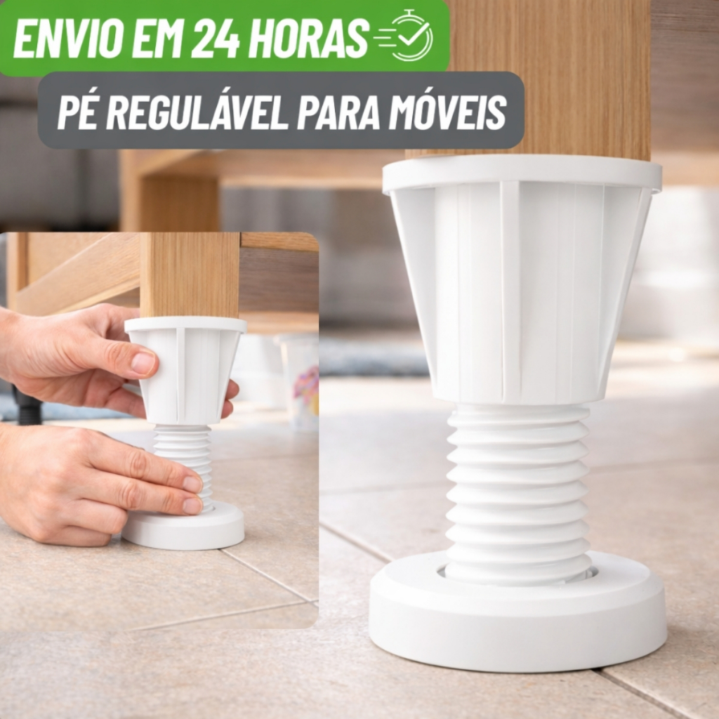 Pé Regulável Para Móveis Armário De Cozinha Resistente A Agua Reforçado Estantes Calço em Oferta na Shopee