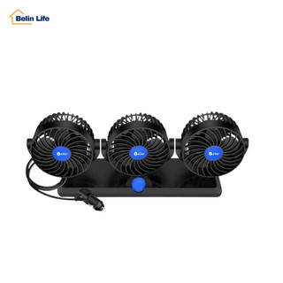 Ventilador De Cabeça Tripla Do Carro Veículo Automóvel Dc 12v