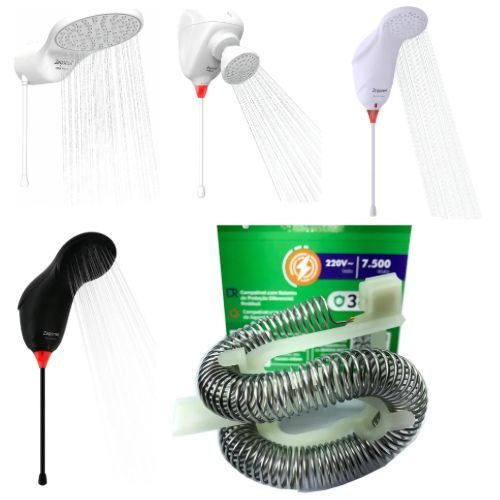 Resistência Para Ducha Chuveiro Zagonel Moment Eletrônica Move Eletrônica Sublime Eletrônica 220v 7500w Original