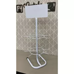 Expositor Giratório com placa para Brinco, Chaveiro e Acessórios