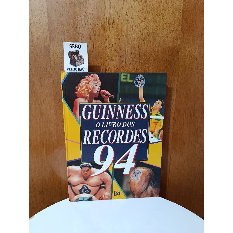 Livro GUINNESS O LIVRO DOS RECORDES 94