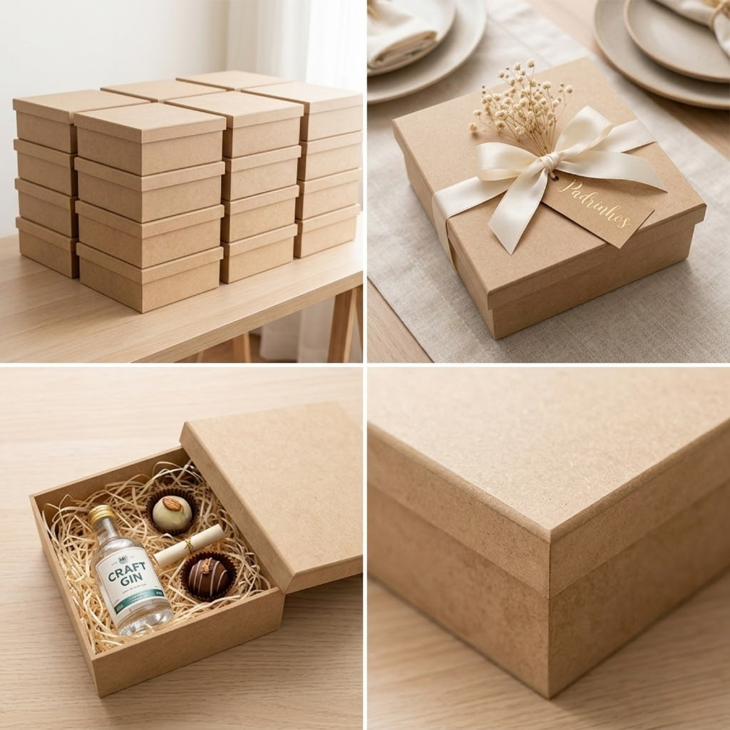 1 caixa 20x20x10 lembrancinha, casamento padrinhos personalizar festas