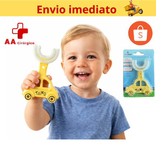 Escova de Dente KIDS Infantil em Silicone Formato U De 2 - 12 anos