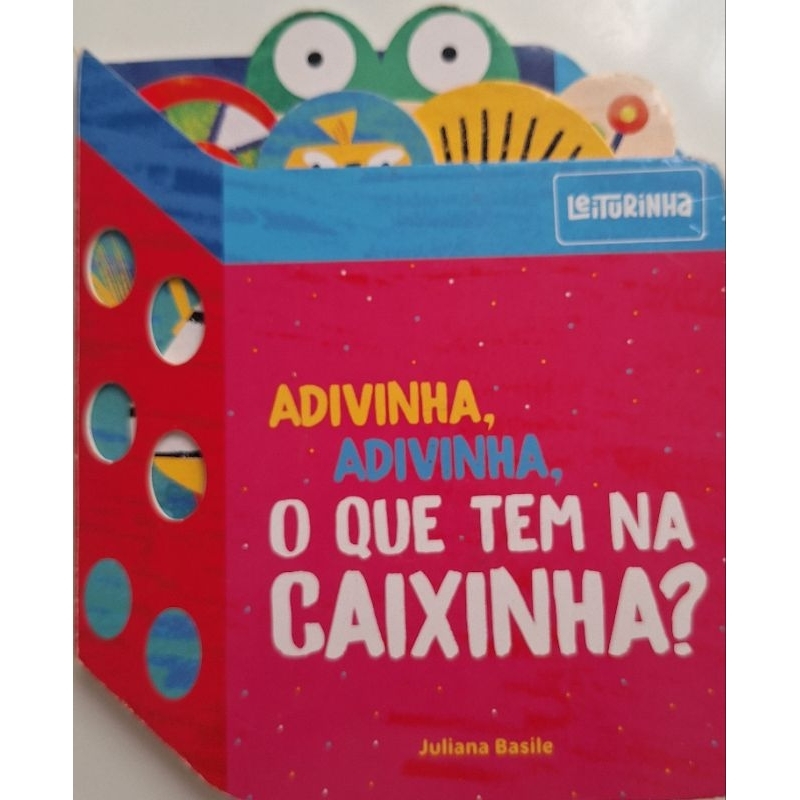 (Veja o vídeo) - Livros USADOS: Adivinhas, Adivinha, o que Tem na Caixinha- Juliana Basile [Coleção Primeira Infância]
