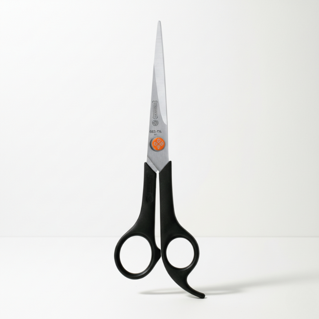 Tesoura Cabelo Mundial 7 Pol Laser PV663 Ponto Vermelho Corte Profissional Cabeleireiro Salão