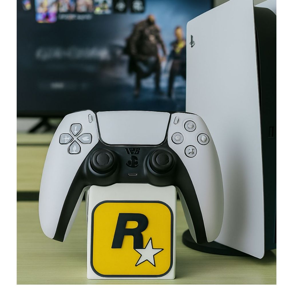 Suporte para Controle PS5  PlayStataion 5 Estilo GTA Rockstar Suporte para Controle PS5 Estilo GTA Rockstar