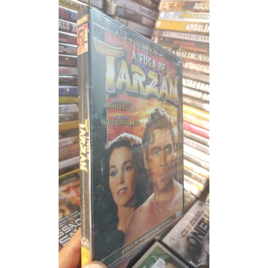 Dvd A Fuga De Tarzan Johnny Weissmuller ( Lacrado) london classic maureen o'sullivan
