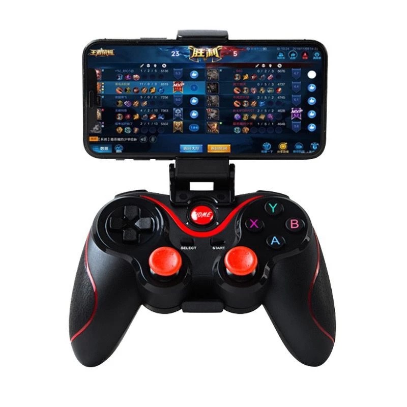 Imagem Controle Joystick Bluetooth Universal com Suporte para Celular e Tablet