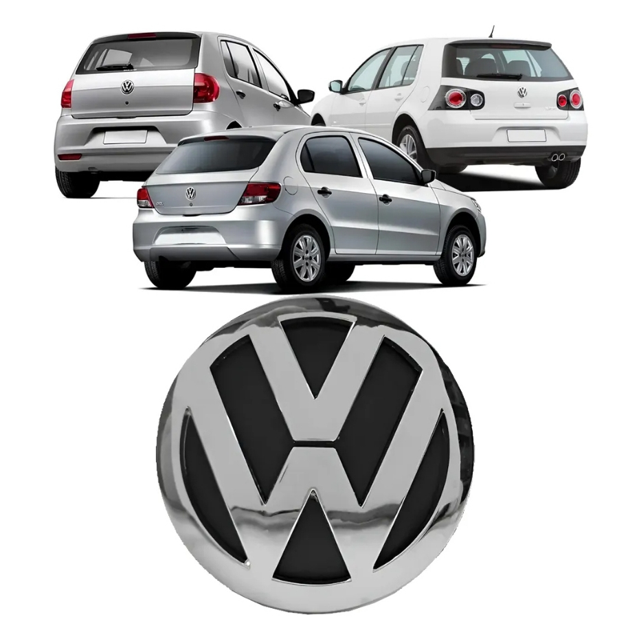 Emblema Vw Porta Mala Fox 2006 2007 2008 2009 A 2014 Cromado