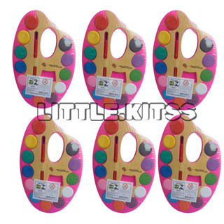 Lembrancinha de Pintura Colorir Infantil Aquarela Estojo 12 cores Kit Lembrancinha Colorir em Oferta na Shopee