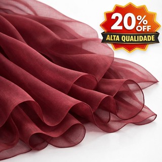 Tecido Voal Marsala - 1 Metro x 3.00m - Alta Qualidade - Largura Extra - PROMOÇÃO 20% OFF!