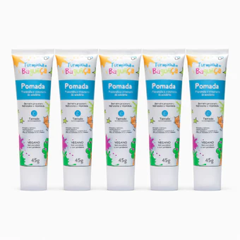 Kit 5 Pomadas Preventivas para Assaduras 45g Turminha da Bagunça Pomada Bebê
