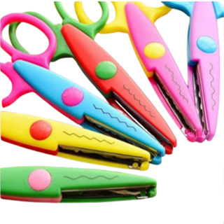 TESOURA ARTISTICA PICOTAR ESCOLAR CORTES CRIATIVO em Oferta na Shopee