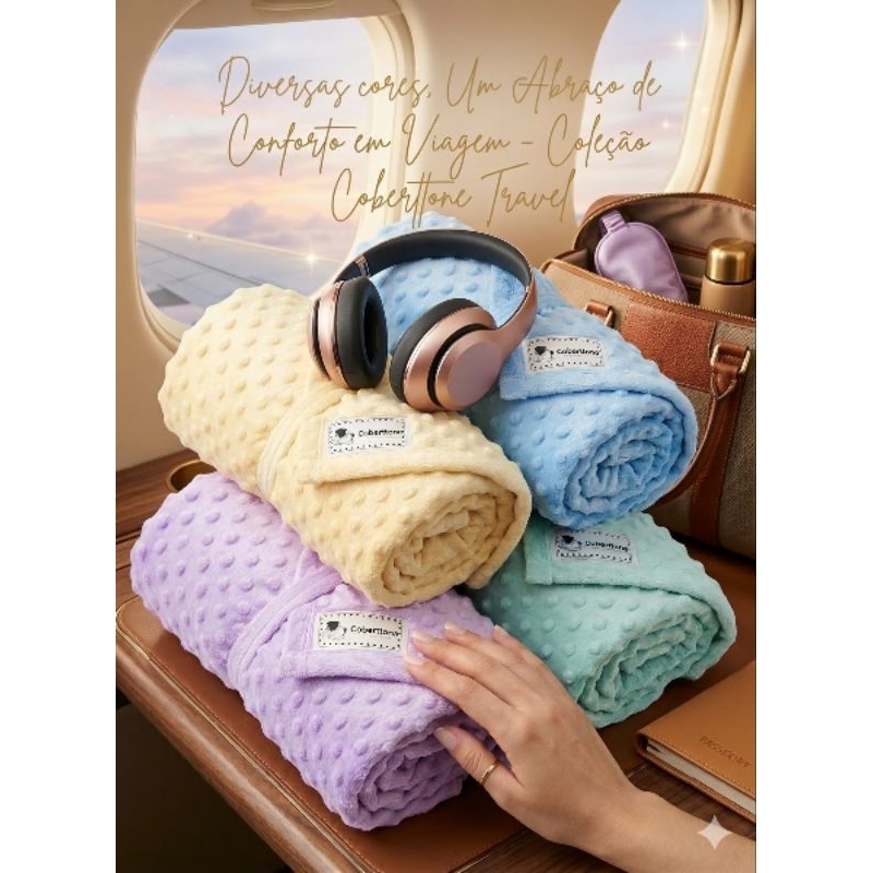 MANTA COBERTOR PARA VIAGEM 1.60x1.00 Metros