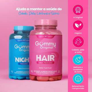 Kit 2 Gummy Original Night + Hair em Oferta na Shopee