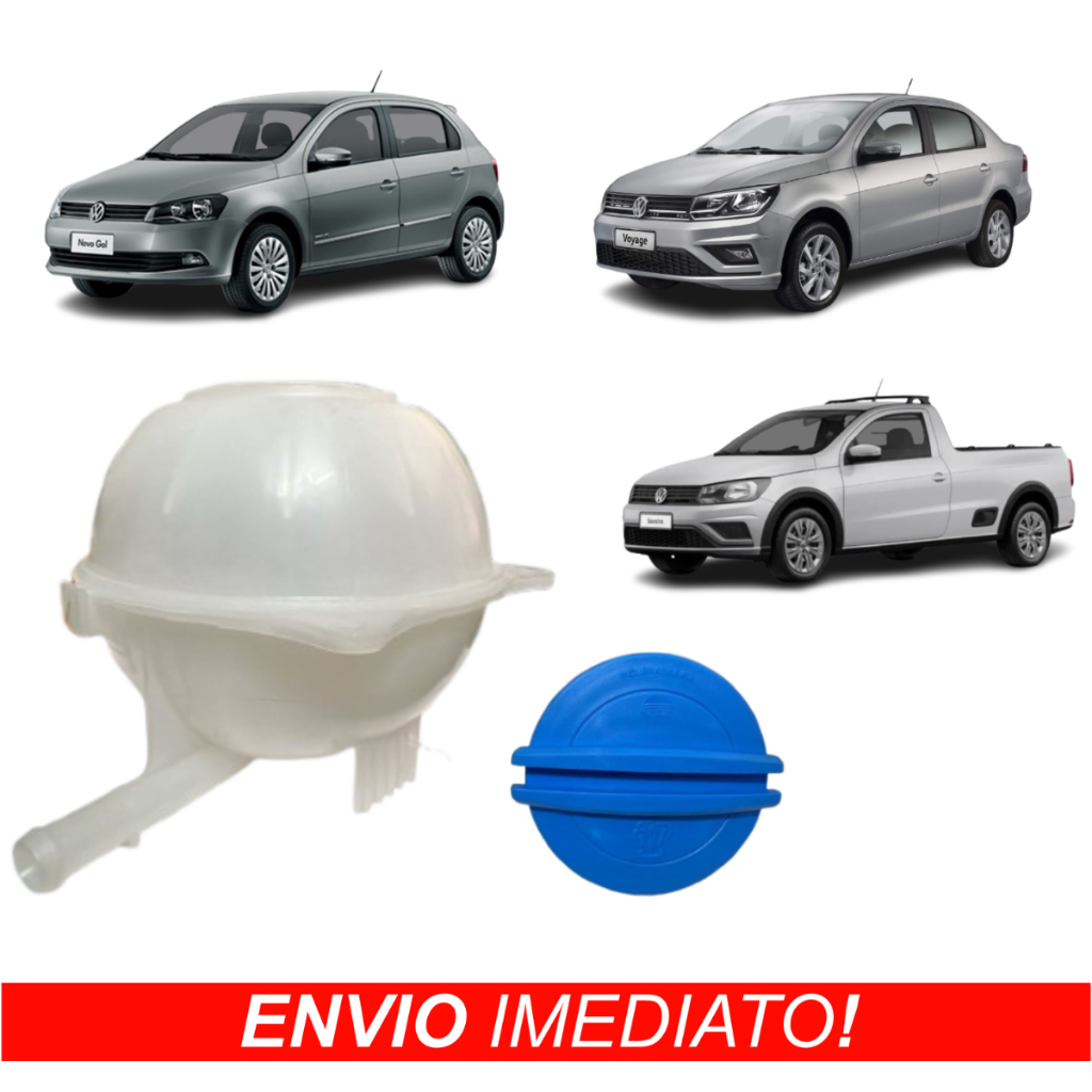 RESERVATÓRIO DE AGUA RADIADOR COM TAMPA GOL/VOY/SA 08>17 G5>G7 FOX 11>