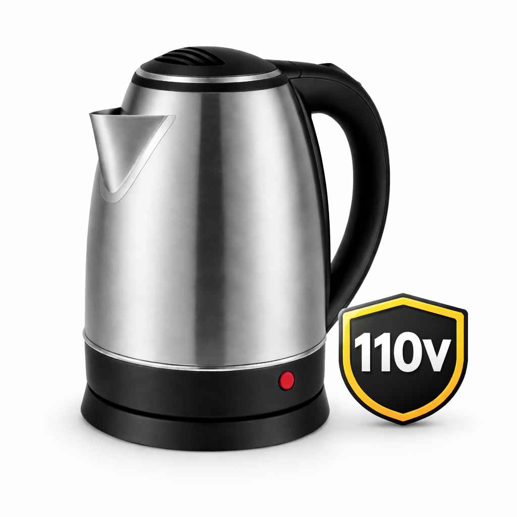 Chaleira Elétrica Inox 110V 2L Jarra Elétrica Água Quente Rápido Café Chá Cozinha