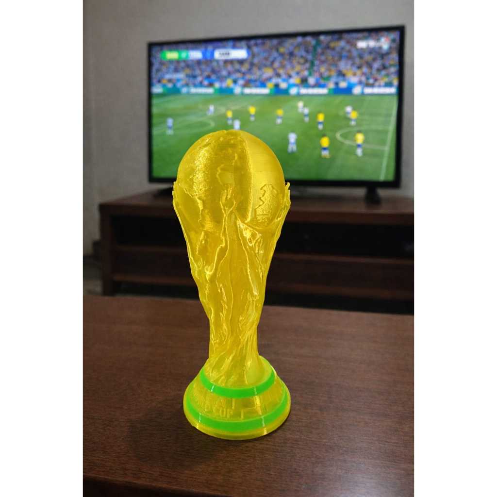 Troféu Copa do Mundo Futebol 2026 FIFA Comemoração Hexa Brasil Taça Enfeite Mesa Gamer