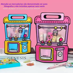 Kit Com 5/10/20 Sacolinha Lembrancinha Aniversário Infantil 25*18CM, Sacola de Presente Fecho Hermético Para Festa-BC507