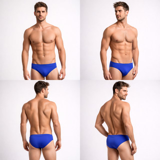 Sungas Slim Masculina - Moda Praia 6cm Lateral