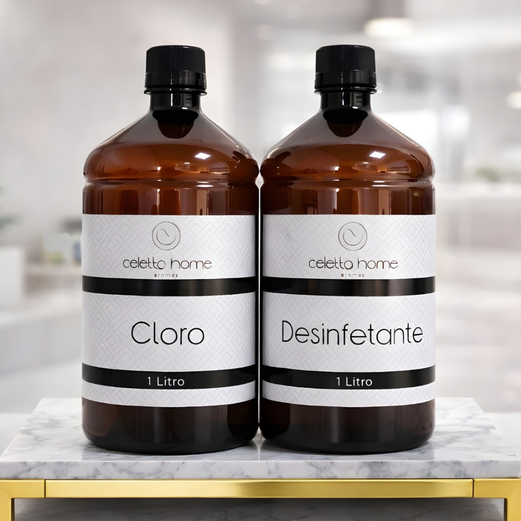 Frasco Organizador 1 Litro para Banheiro Lavanderia Lavabo Amaciante Sabão Líquido Decorativo