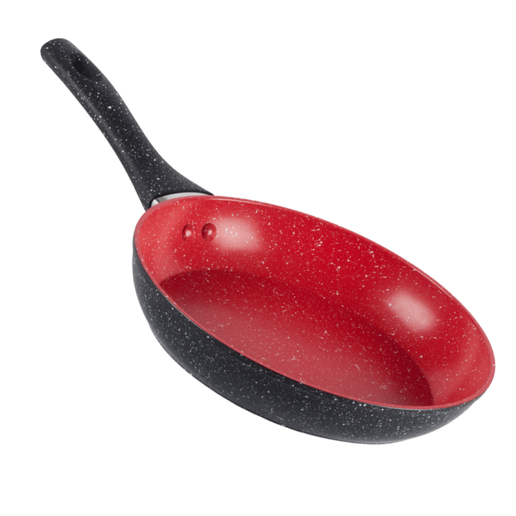 Frigideira De Cerâmica Indução e Gás Antiaderente 22cm Preto Red