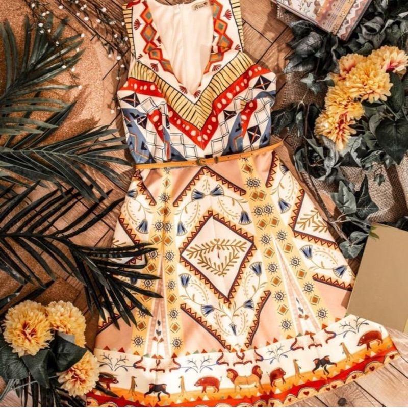 Vestido Antix Amigos da Selva Ii - Tam. M