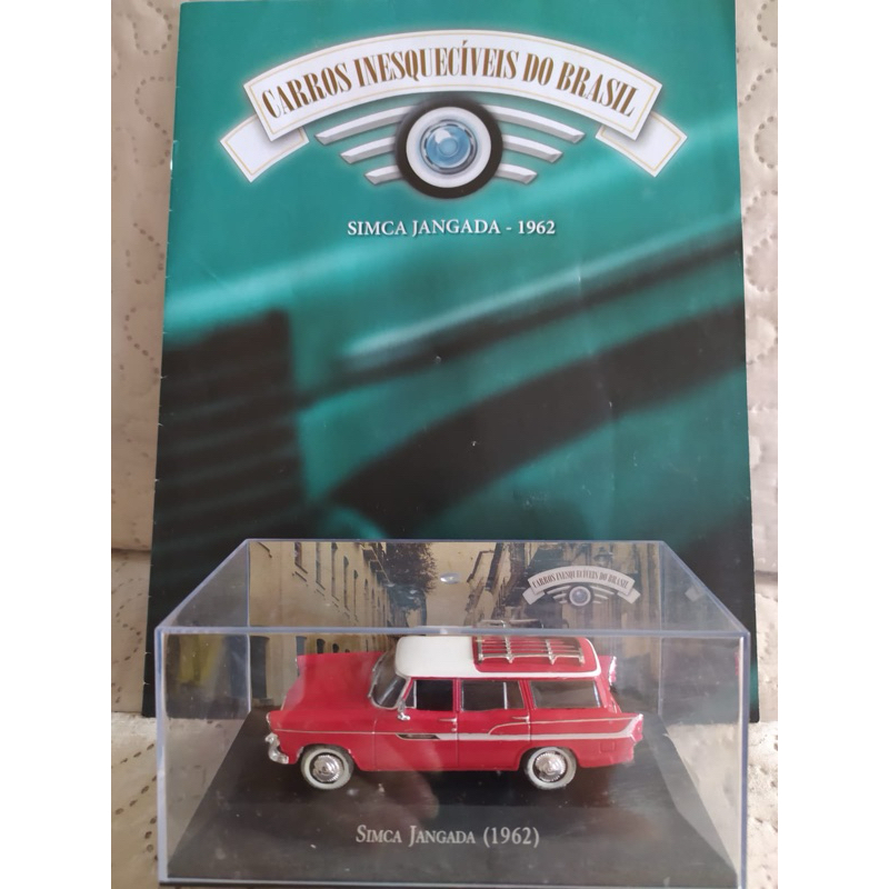 MINIATURA SIMCA JANGADA 1962 CARROS INESQUECÍVEIS DO BRASIL
