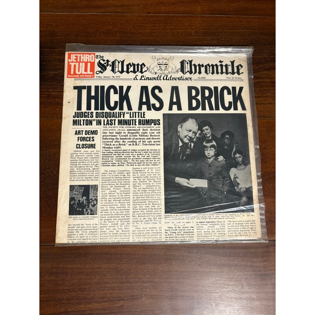 Lp Jethro Tull - Thick as a Brick (1972)