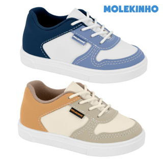 Tênis Infantil Molekinho Menino Casual Dia a Dia Calce Escola Fácil Elástico Confortável Original em Oferta na Shopee