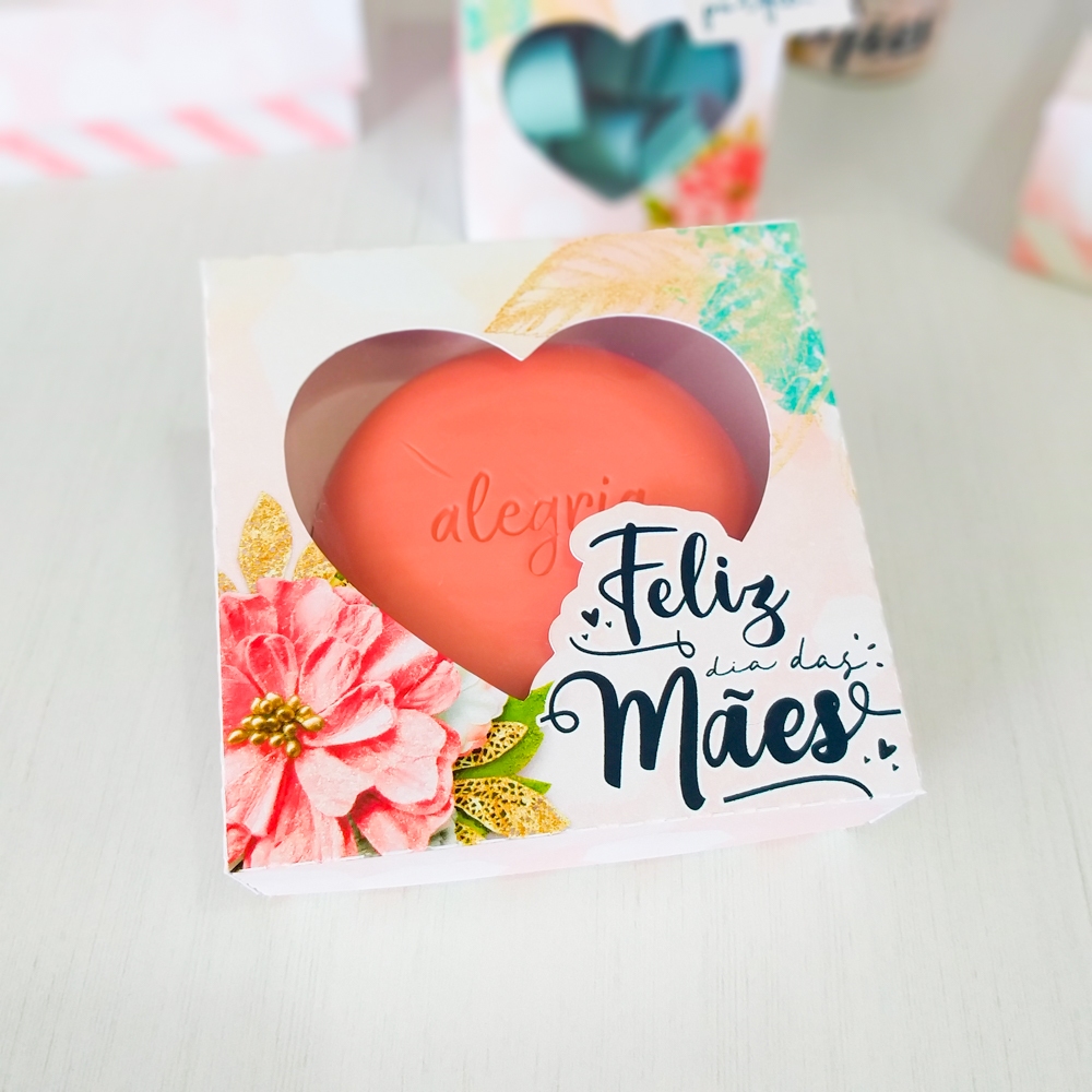 Kit Caixas Dia das Mães para Sabonete Artesanal Ou Docinhos Lembrancinha de Páscoa
