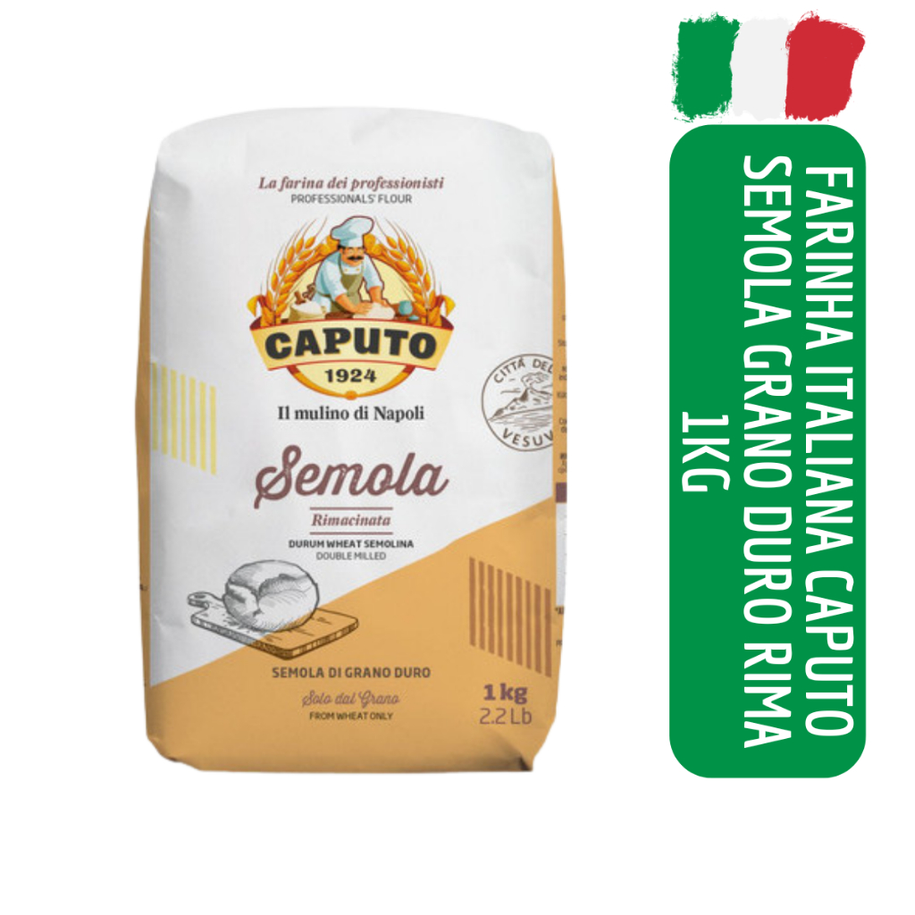 Farinha Italiana Caputo Semola Grano Duro Rima 1Kg em Oferta na Shopee
