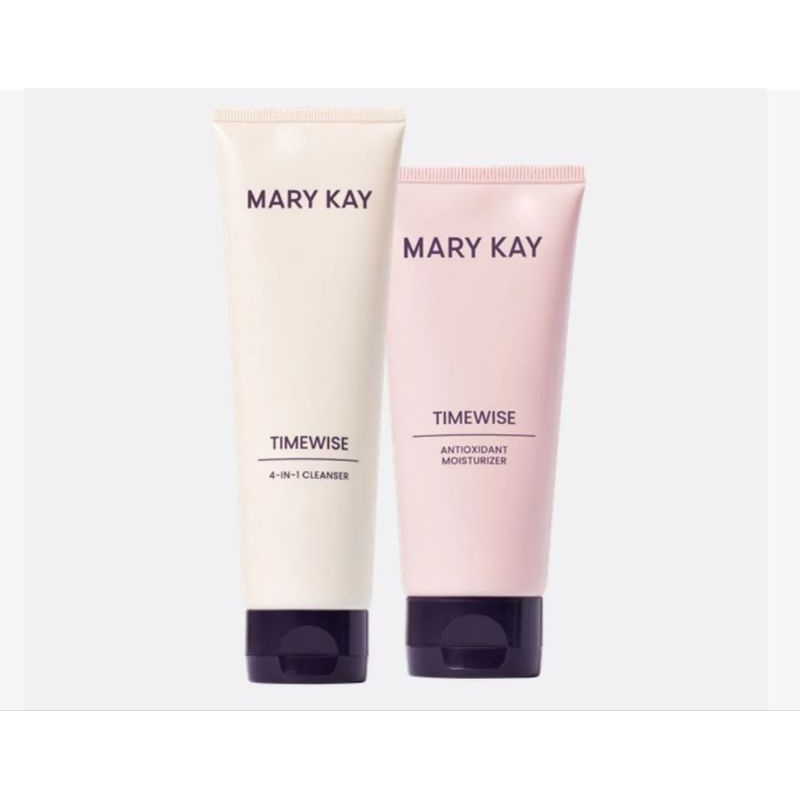 Kit Básico Mary Kay TimeWise | Limpeza, Hidratação e Cuidados Anti-Idade Essenciais para Todos os Tipos de Pele