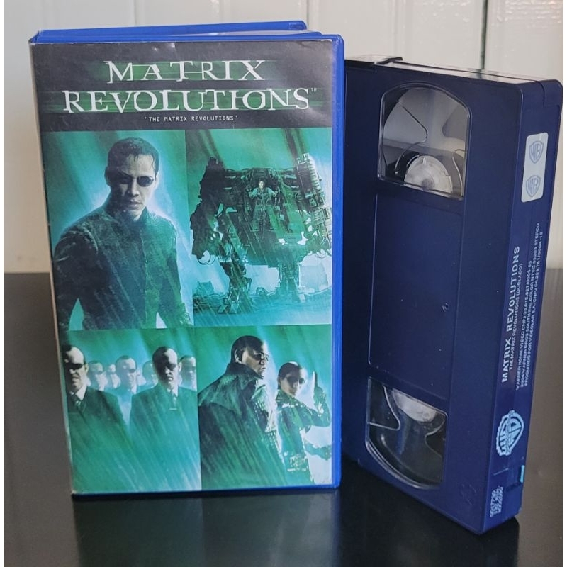 Antiga Fita VHS Filme Matrix Revolutions Vídeo Locadora