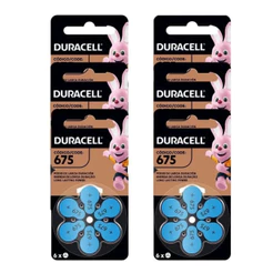 Kit Com 36 Pilhas Auditivas Duracell Nº 675