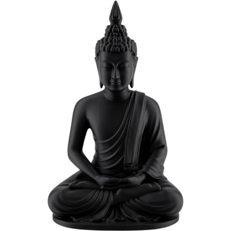 Imagem Buda Meditando 3D Estátua Decorativa Zen Miniatura Oriental