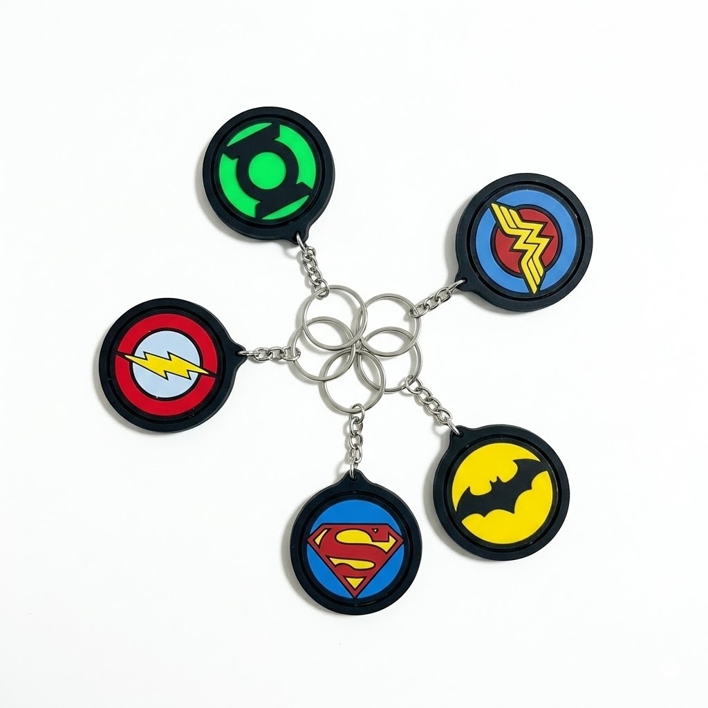 Kit Chaveiro Super Heróis Personalizado Lembrancinha Festa Aniversário