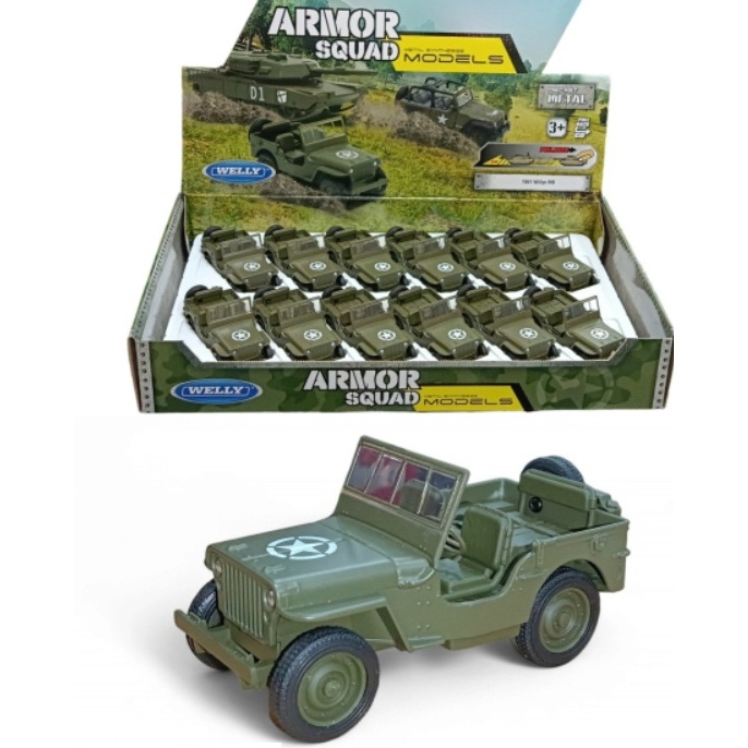 Miniatura  Jeep MB Willys 1941 Welly