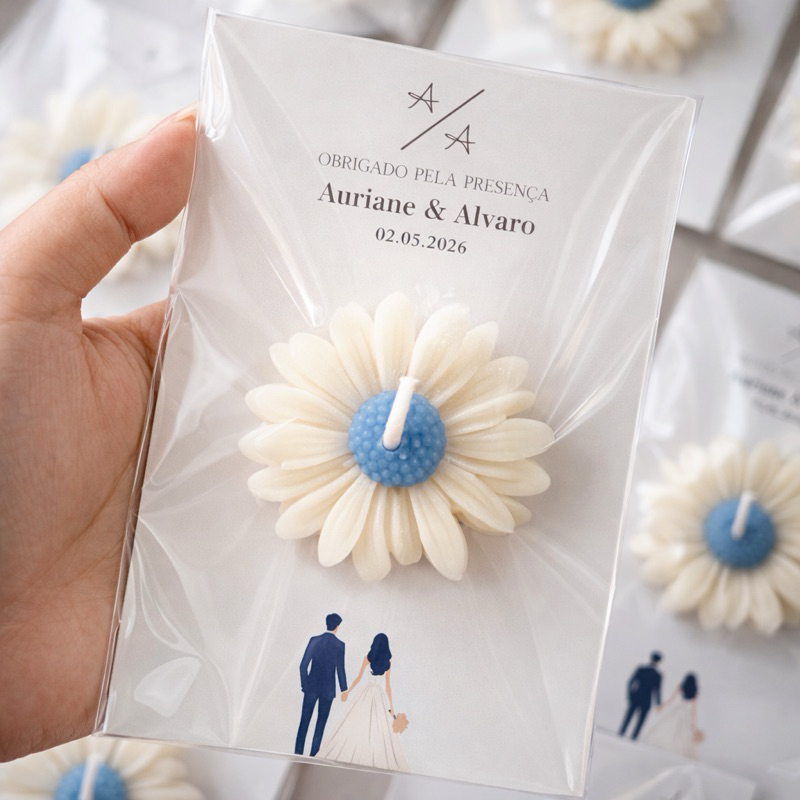 Velas cartao, Lembrancinha Kit 10,15,20 e 30 Personalizada, aniversário, chá de bebê/revelacão, casamento, corporativo