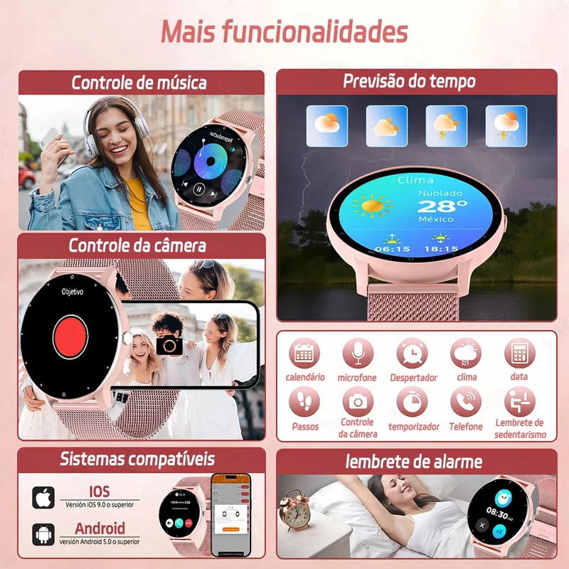 Smartwatch Jioye Relógio Inteligente — foto 2