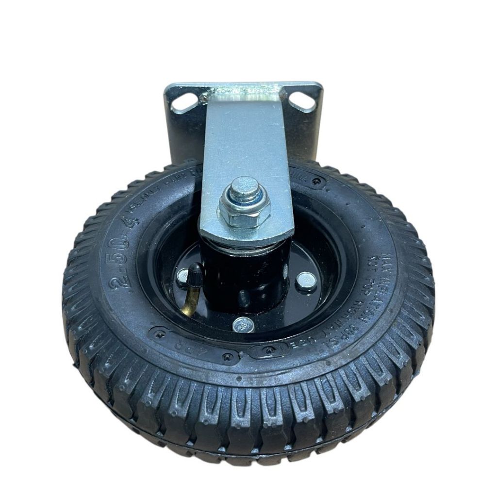 Rodízio Rodinha Fixo Carga Pneu Câmara Borracha 2.50-4 Reforçado 150kg carrinho moveis comercio