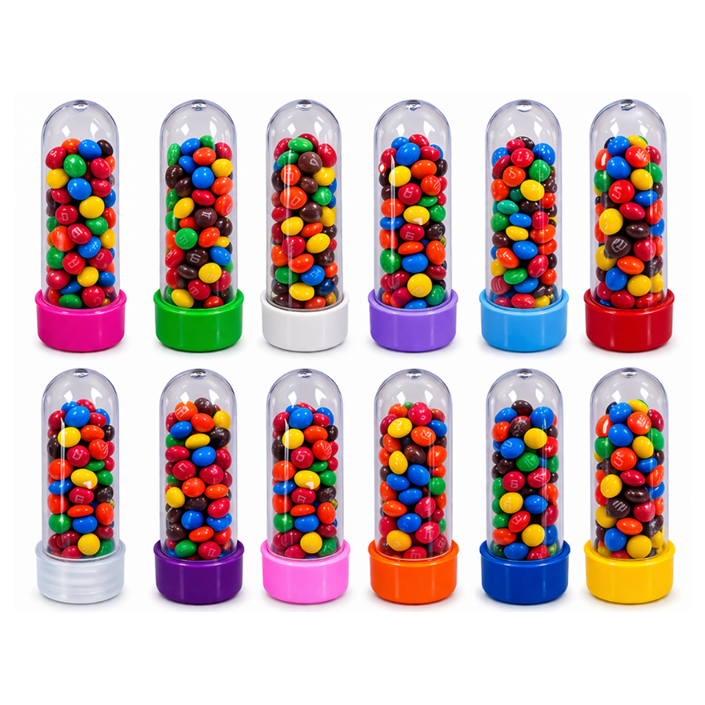 Kit Tubetes 8cm 10/20/30/40/50 - Para Lembrancinhas - Várias Cores em Oferta na Shopee