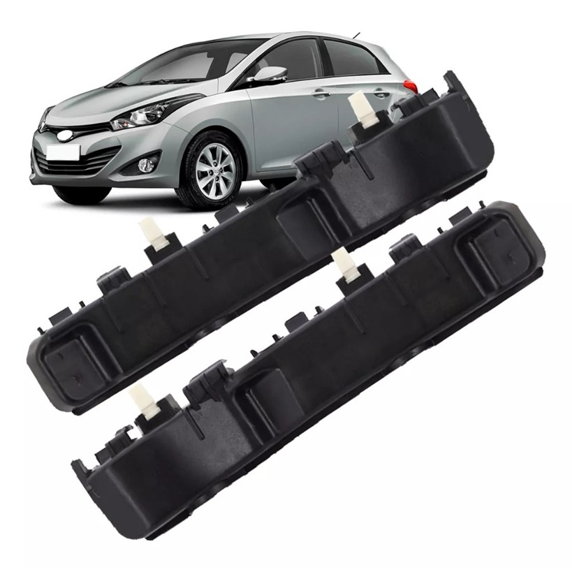 Par Suporte Guia Parachoque Dianteiro Hb20 2012 2013 2014 2015 2016