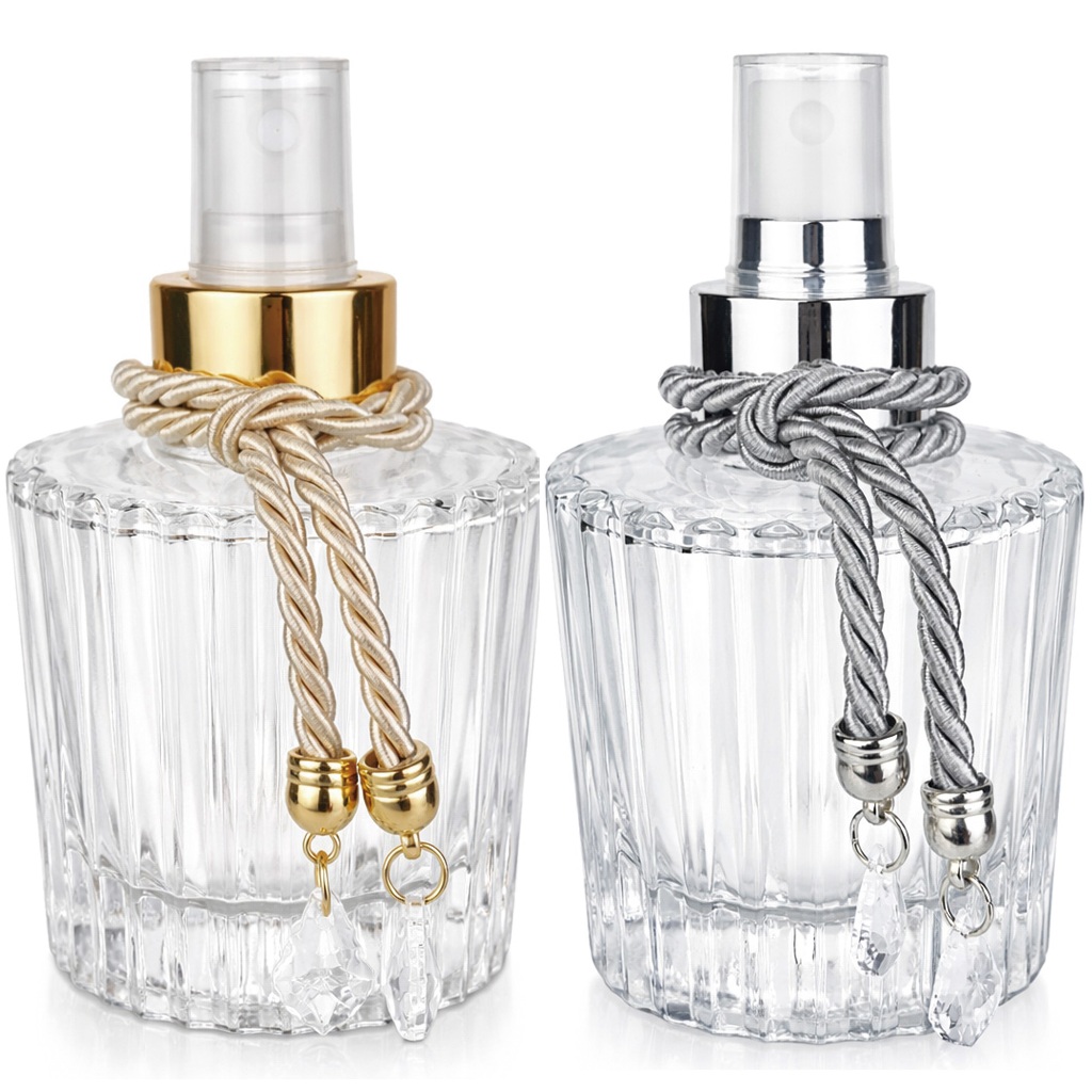 2 Vidro Napoli 120ml Com Valvula Spray Luxo