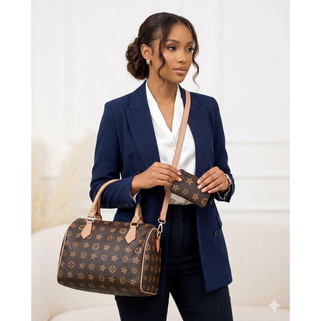Bolsa Baú Feminina Grande Viagem Alça De Ombro Com Porta Moeda Promoção