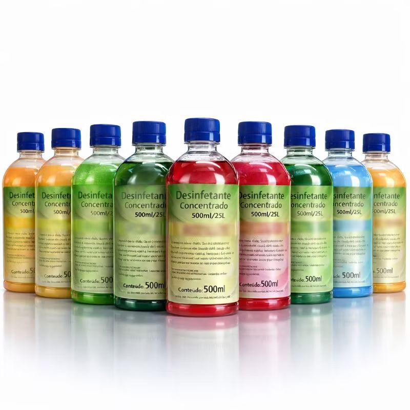 Desinfetante Concentrado 500ml faz 25 litros várias fragrâncias