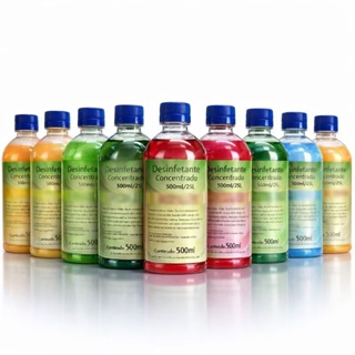 Desinfetante Concentrado 500ml faz 25 litros várias fragrâncias em Oferta na Shopee