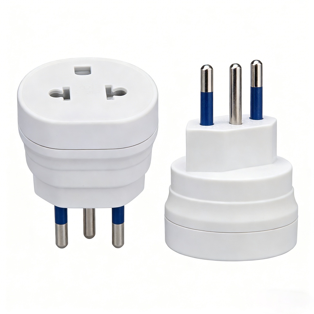 Adaptador De Tomada Americano Pino Chato Para Brasileiro Brasil 10A | Universal | Kit 1 2 3